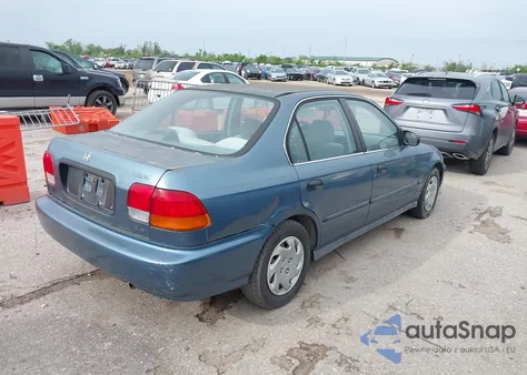 1997 Honda Civic Lx из США, поврежденный, VIN 1HGEJ6676VL030184